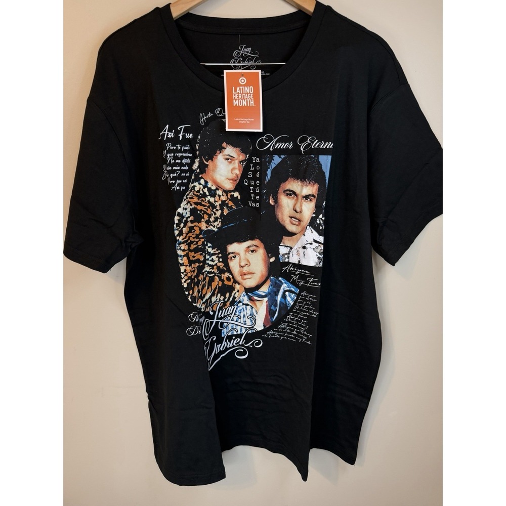 NEW WITH TAGS Juan Gabriel t-shirt Size 1X pop latin music concert